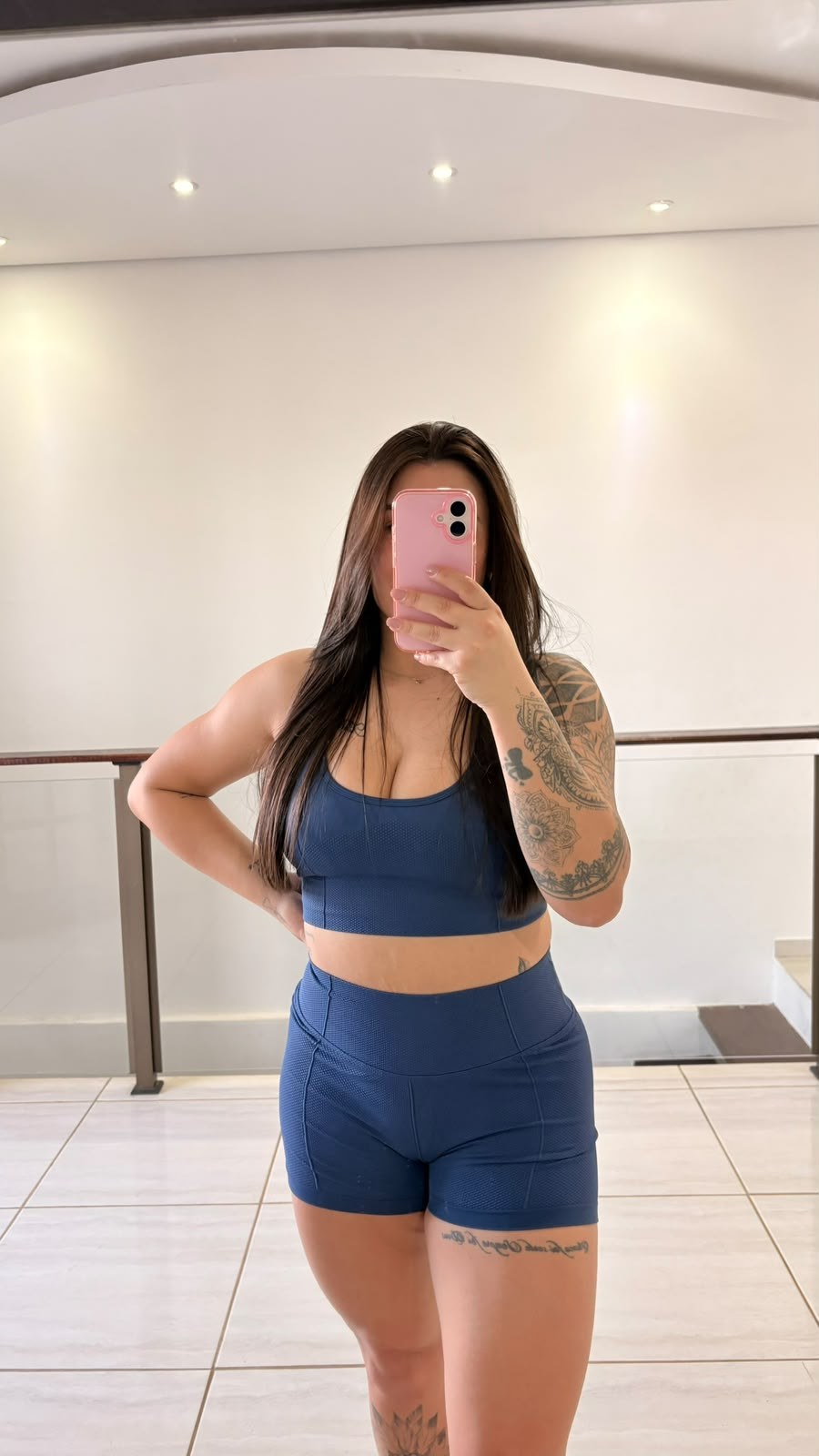Conjunto Textura Fit em uso